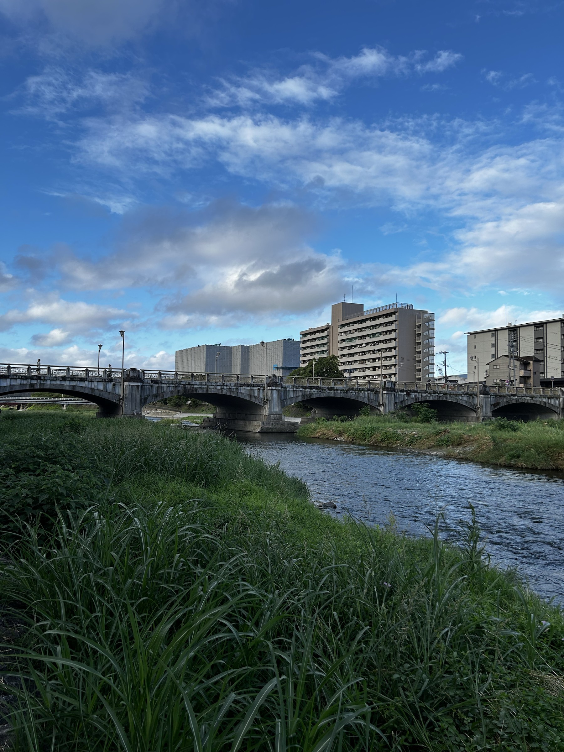 跑步途中经过的鸭川河畔